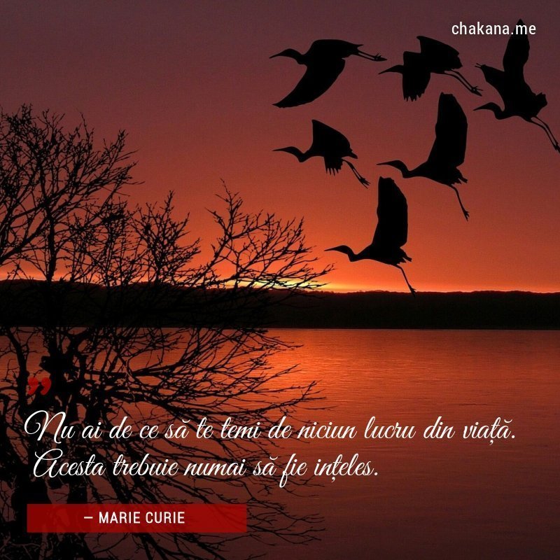 Marie Curie - frica