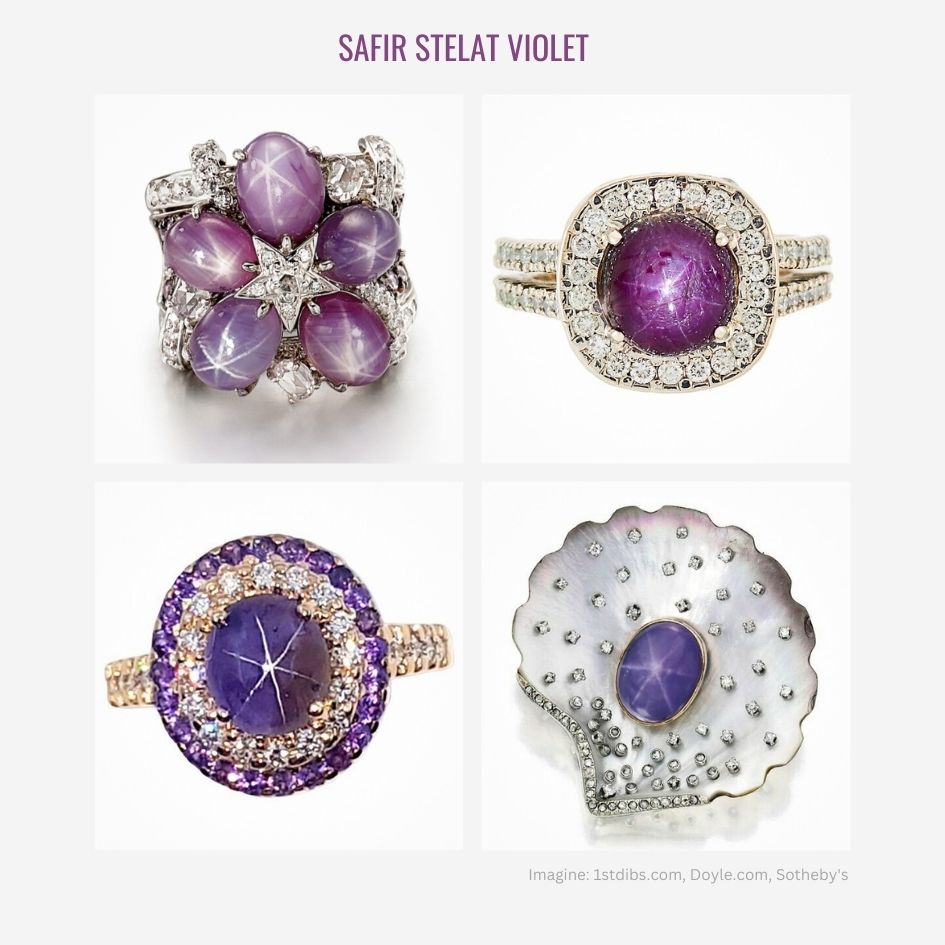 Safir Stelat Violet