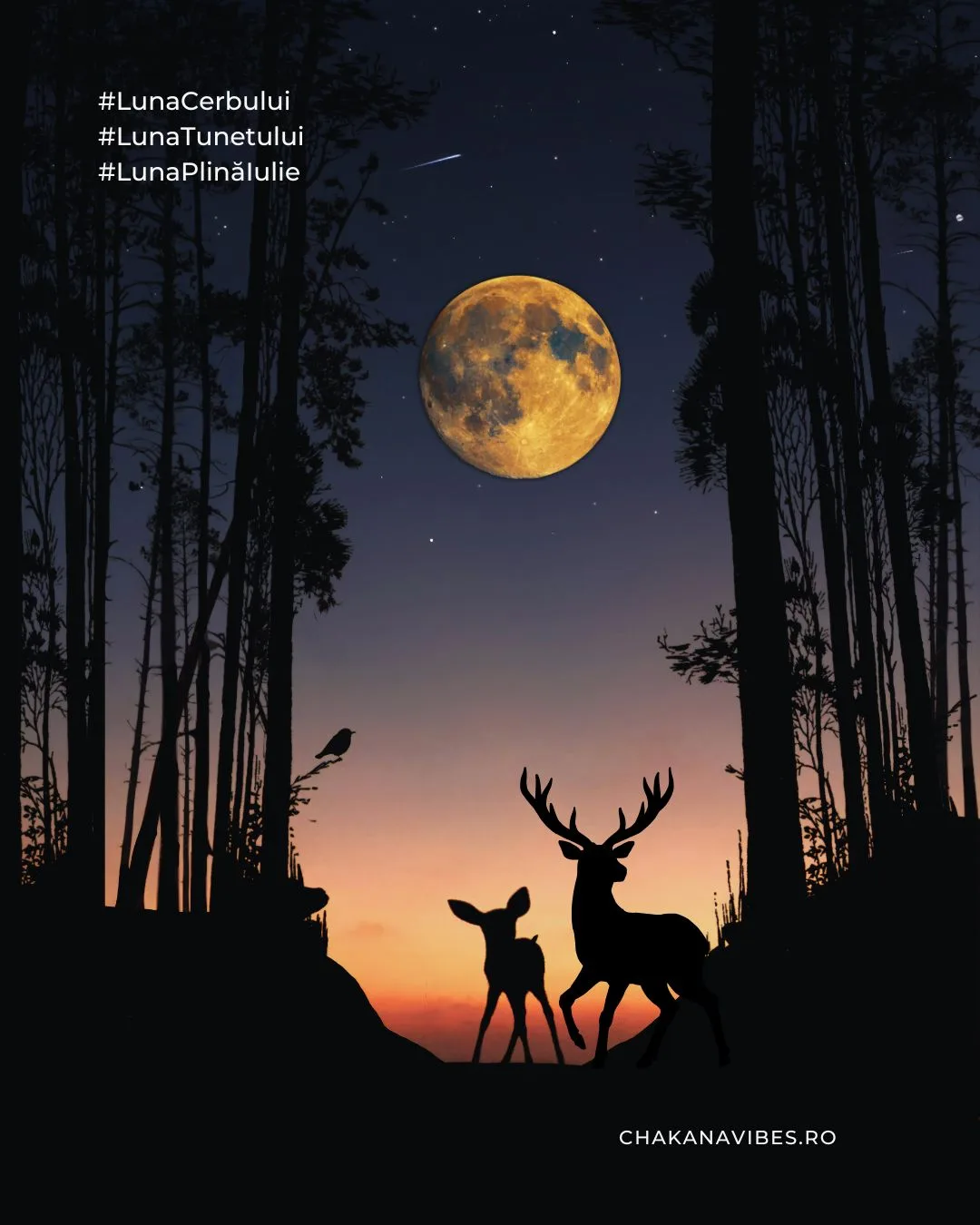 Luna Plină din iulie (Luna Cerbului)